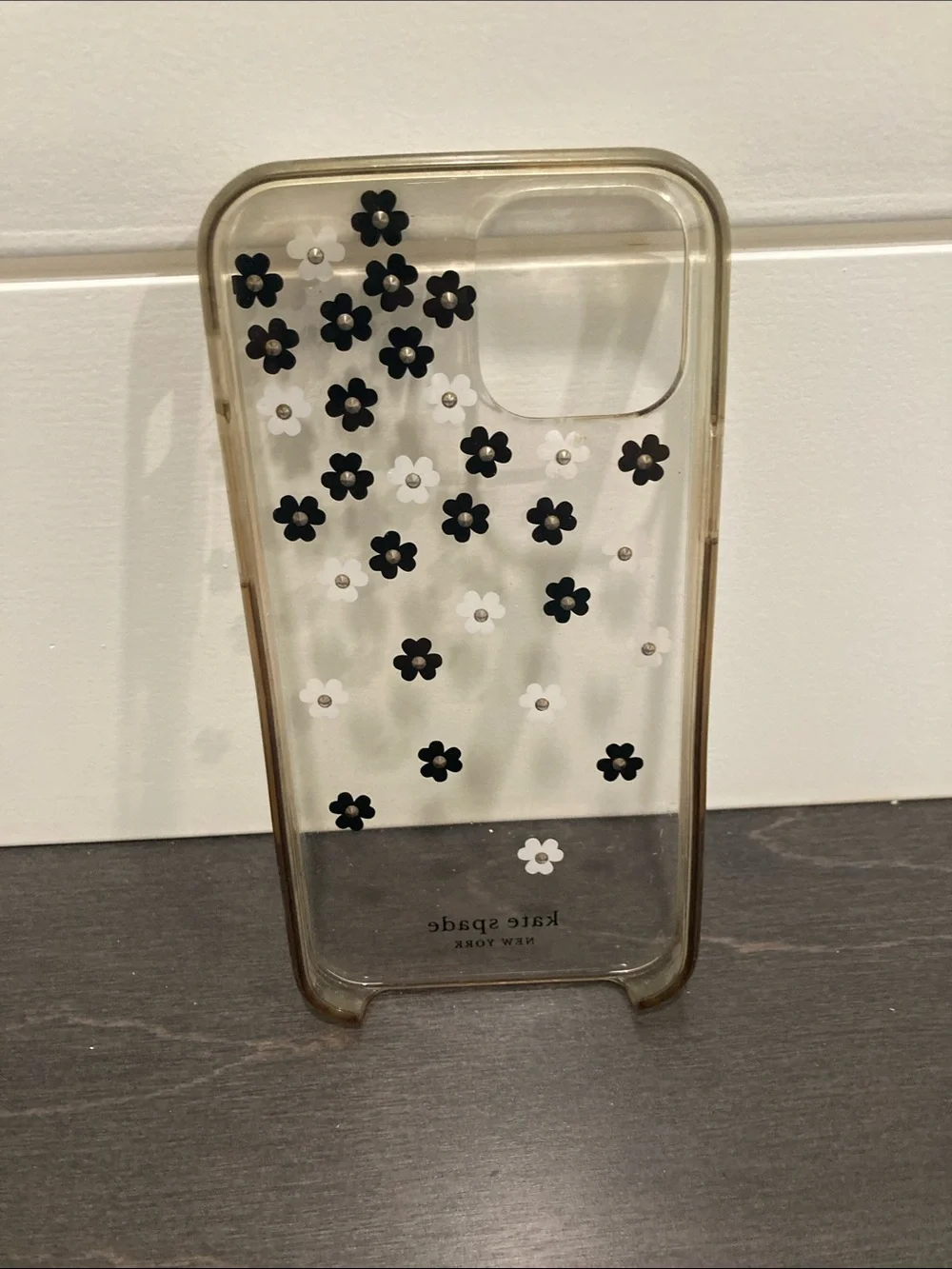 kate spade new york Clear Floral Daisy Protective Hardshell Case